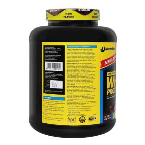 MuscleBlaze 100% Whey Protein Supplement Powder with Digestive Enzyme, 4.4 lb 60 Servings (Rich Milk Chocolate) MuscleBlaze 100% Whey Protein Supplement Powder with Digestive Enzyme, 4.4 lb 60 Servings (Rich Milk Chocolate)