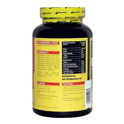 MuscleBlaze Burner PRO Thermogenic Fat Burner, 90 capsules Unflavoured MuscleBlaze Burner PRO Thermogenic Fat Burner, 90 capsules Unflavoured