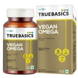 TrueBasics Vegan Omega 870mg of Vegetarian Omega Fatty Acids,  90 softgels 