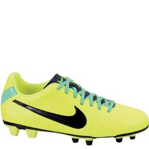 Nike Stud Football Shoes (509038),  Black & Green  6 