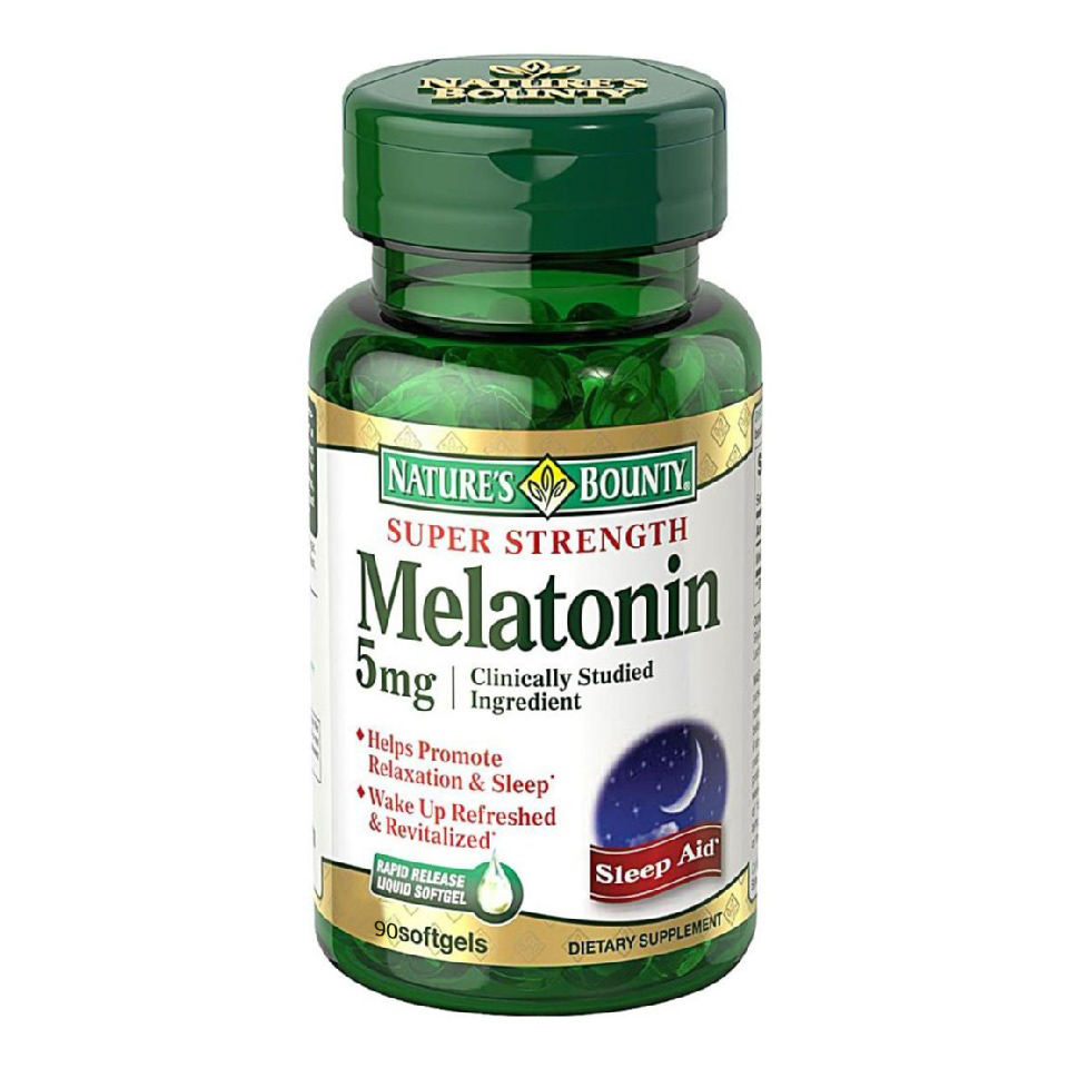 Nature's Bounty Melatonin (5 mg), 90 softgels