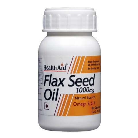 HealthAid Flax Seed Oil (1000 mg), 60 capsules HealthAid Flax Seed Oil (1000 mg), 60 capsules