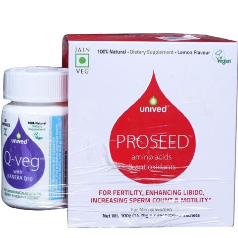 Unived CoQ 10 Q-Veg + Unived Proseed,  30 capsules 