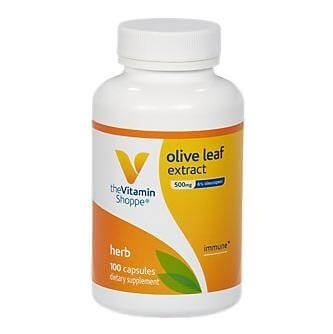 The Vitamin Shoppe Olive Leaf Extract,  100 capsules 