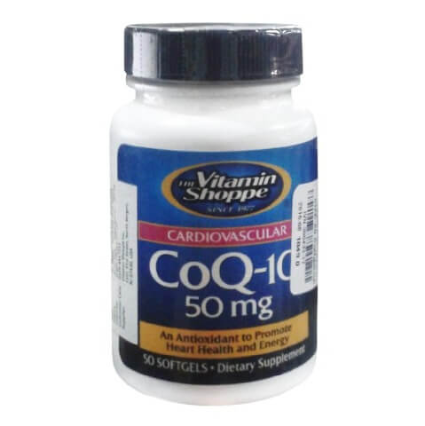 The Vitamin Shoppe CoQ-10 (50 mg),  50 softgels 