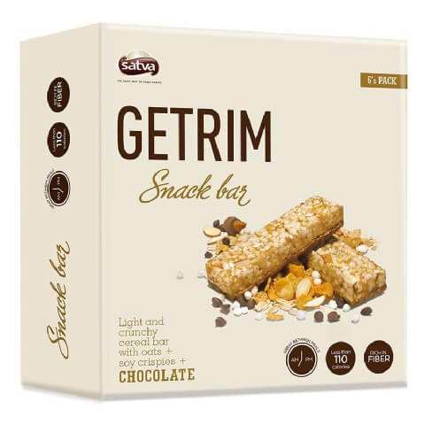 Satva Getrim Snack Bar,  6 bar(s)  Chocolate 