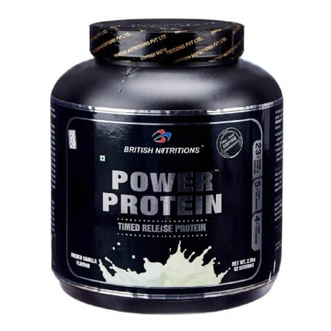 British Nutritions Power Protein,  5.5 lb  French Vanilla 