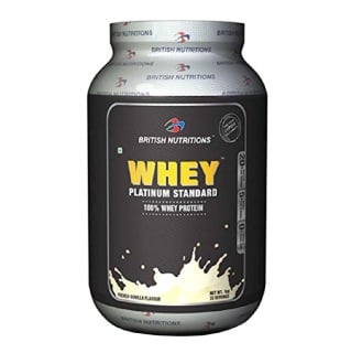 British Nutritions Whey Platinum Standard, 2.2 lb Vanilla