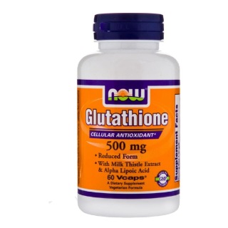 Now Glutathione (500mg), 60 veggie capsule(s)