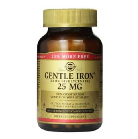 Solgar Gentle Iron (25mg), 90 veggie capsule(s) Solgar Gentle Iron (25mg), 90 veggie capsule(s)