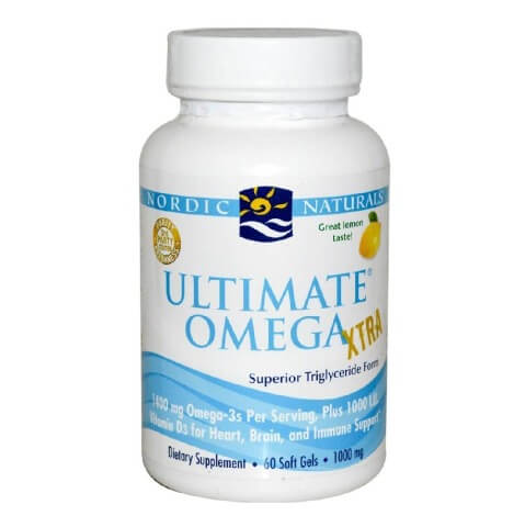 Nordic Naturals Ultimate Omega (1000mg),  60 softgels 