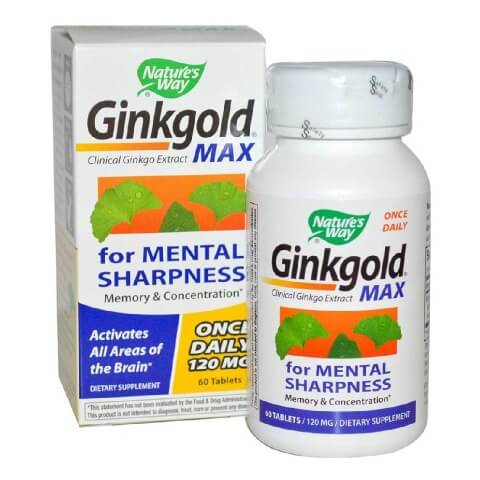 Nature's Way Ginkgold Max (120mg),  60 tablet(s) 