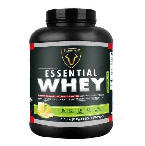 Vigour Fuel Essential Whey Protein,  4.4 lb  Banana Smoothie 