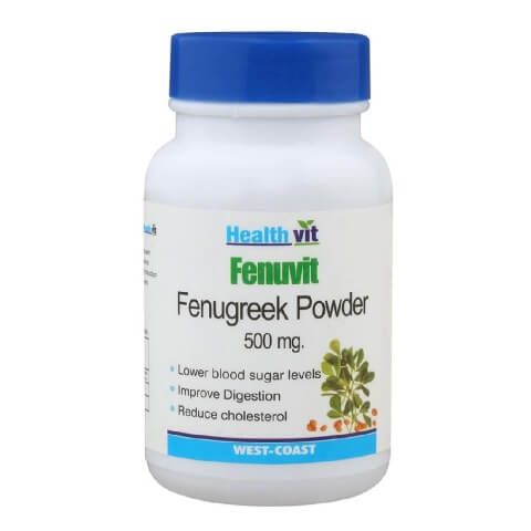 Healthvit Fenuvit Fenugreek Powder (500mg), 60 capsules Healthvit Fenuvit Fenugreek Powder (500mg), 60 capsules