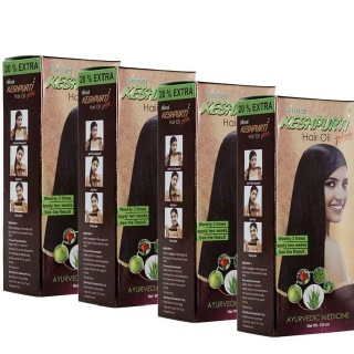Nirmal Keshpurti Plus Hair Oil (Pack Of 4), 120 Ml Anti-Dandruff