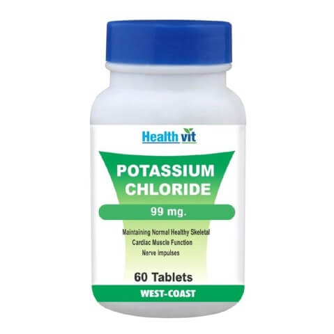 Healthvit Potassium Chloride (99mg), 60 tablet(s) Healthvit Potassium Chloride (99mg), 60 tablet(s)