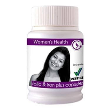 Vestige Folic & Iron Plus, 60 capsules Vestige Folic & Iron Plus, 60 capsules