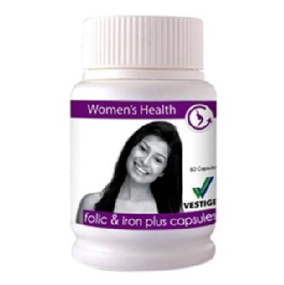 Vestige Folic & Iron Plus, 60 capsules