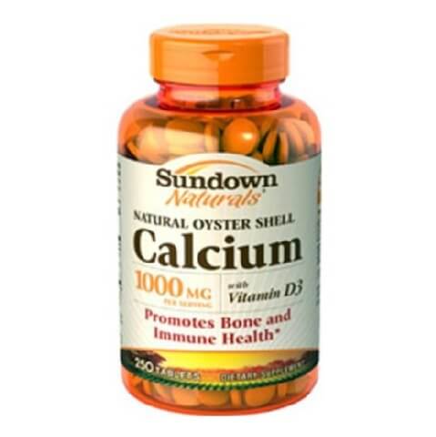 Sundown Naturals Calcium (1000 mg),  100 tablet(s)  Unflavoured 