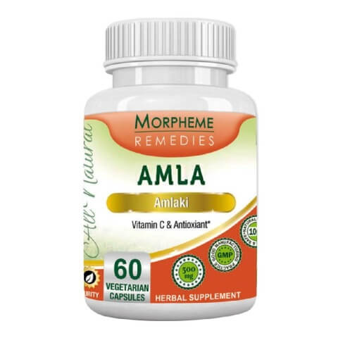 Morpheme Remedies Amla (500 mg), 60 veggie capsule(s) Morpheme Remedies Amla (500 mg), 60 veggie capsule(s)