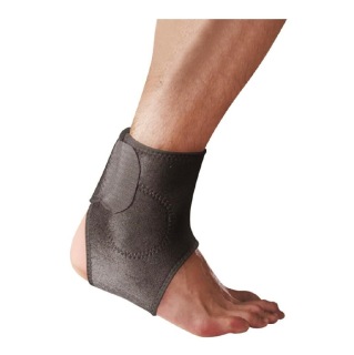 B Fit USA Magnetic Ankle Support (AB6303), Black Free Size