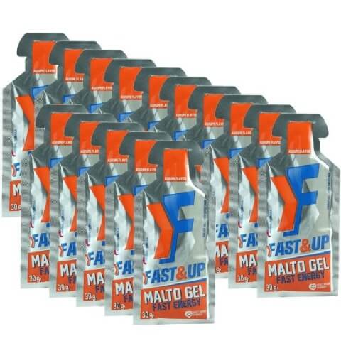 Fast & Up Malto Gel Fast Energy (Pack of 15), 30 g Orange Fast & Up Malto Gel Fast Energy (Pack of 15), 30 g Orange
