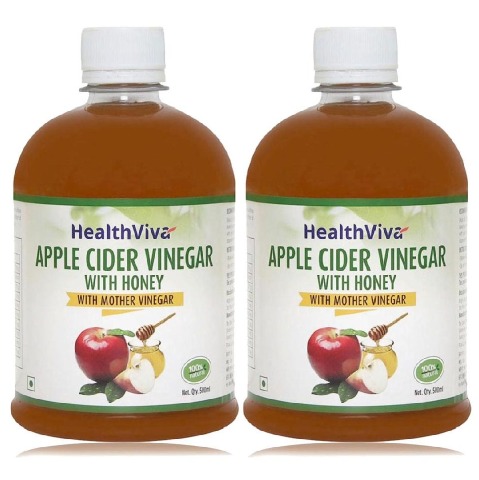 HealthViva Apple Cider Vinegar with Honey - Pack of 2 HealthViva Apple Cider Vinegar with Honey - Pack of 2