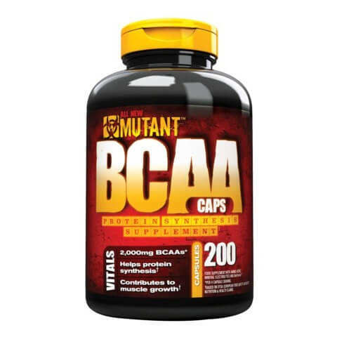 Mutant BCAA, 200 capsules 50 Servings Unflavoured