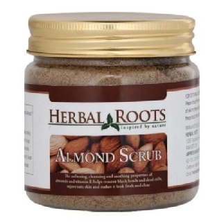 Herbal Roots Almond Scrub, 100 g Softening & Smoothening
