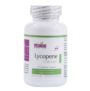 Zenith Nutrition Lycopene with Calcium, 30 capsules