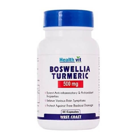 Healthvit Boswellia Turmeric Extract (500 mg), 60 capsules Healthvit Boswellia Turmeric Extract (500 mg), 60 capsules