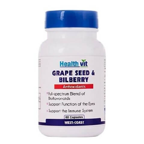 Healthvit Grape Seed & Bilberry, 60 capsules Healthvit Grape Seed & Bilberry, 60 capsules
