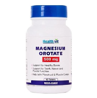 Healthvit Magnesium Orotate (500 mg), Unflavoured 60 tablet(s)