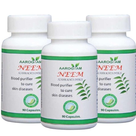 Aarogyam Neem, 90 capsules - Pack of 3 Aarogyam Neem, 90 capsules - Pack of 3