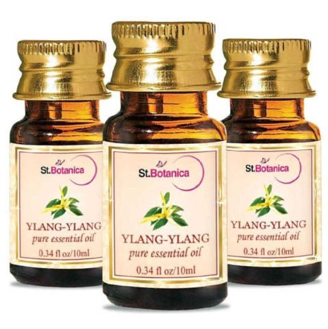 St.Botanica Pure Essential Oil, 10 ml Ylang-Ylang - Pack of 3 St.Botanica Pure Essential Oil, 10 ml Ylang-Ylang - Pack of 3