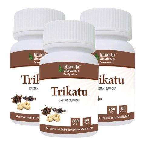 Bhumija Trikatu, 60 capsules - Pack of 3 Bhumija Trikatu, 60 capsules - Pack of 3