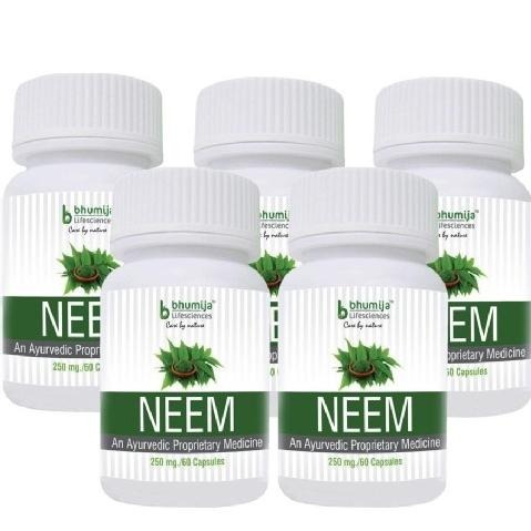 Bhumija Neem, 60 capsules - Pack of 5 Bhumija Neem, 60 capsules - Pack of 5