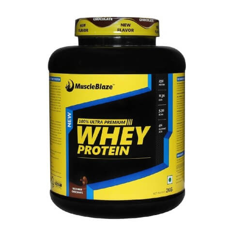MuscleBlaze Whey Protein, 4.4 lb Rich Milk Chocolate