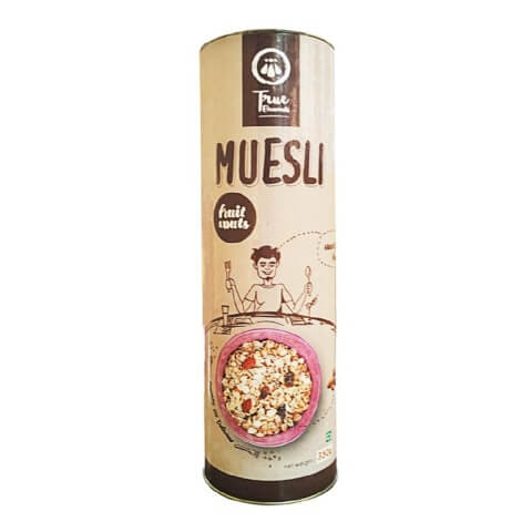 True Elements Fruit And Nut Muesli, Natural 400 g True Elements Fruit And Nut Muesli, Natural 400 g