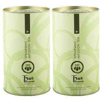 True Elements Spearmint Infusion Tea (Pack of 2) with Strainer, Unflavoured 100 g True Elements Spearmint Infusion Tea (Pack of 2) with Strainer, Unflavoured 100 g