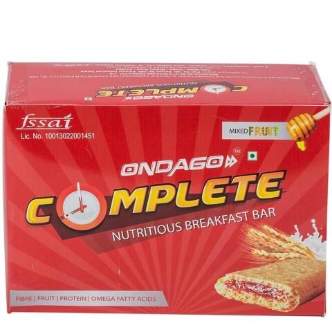 Six Pack Nutrition Ondago Complete Breakfast Bar, 6 bar(s) Mixed Fruit Six Pack Nutrition Ondago Complete Breakfast Bar, 6 bar(s) Mixed Fruit