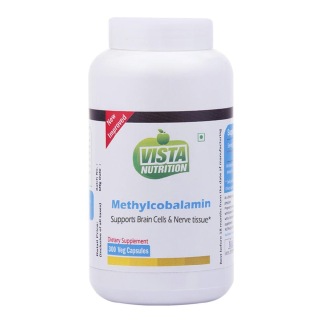 Vista Nutrition Methylcobalamin, Unflavoured 300 capsules