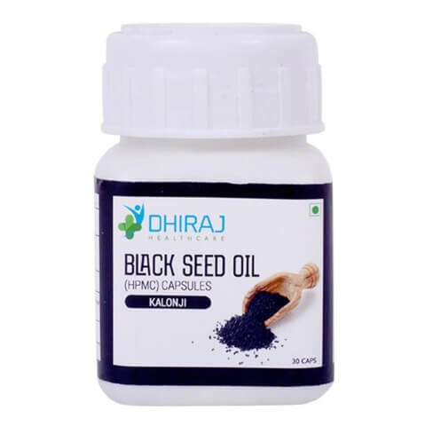 Dhiraj Black Seed Oil Capsule, 30 capsules Dhiraj Black Seed Oil Capsule, 30 capsules