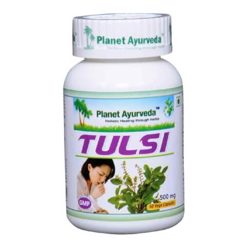 Planet Ayurveda Tulsi (500 mg), 60 veggie capsule(s) Planet Ayurveda Tulsi (500 mg), 60 veggie capsule(s)