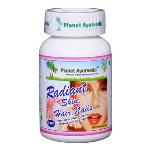 Planet Ayurveda Radiant Skin Hair Nail, 60 veggie capsule(s) Planet Ayurveda Radiant Skin Hair Nail, 60 veggie capsule(s)