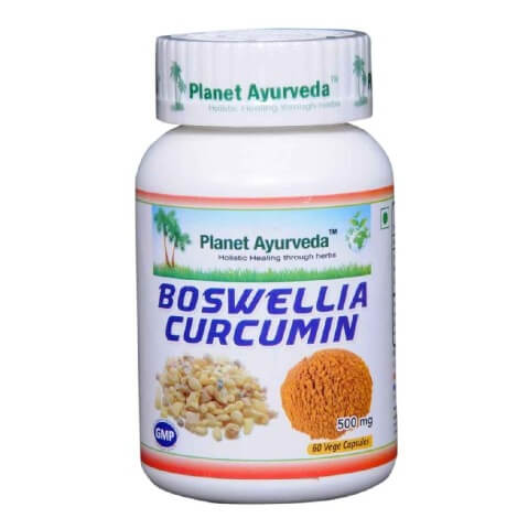 Planet Ayurveda Boswellia+Curcumin, 60 capsules Planet Ayurveda Boswellia+Curcumin, 60 capsules