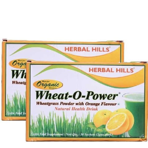Herbal Hills Wheat-O-Power Orange Flavour, 30 Piece(s)/Pack - Pack of 2 Herbal Hills Wheat-O-Power Orange Flavour, 30 Piece(s)/Pack - Pack of 2