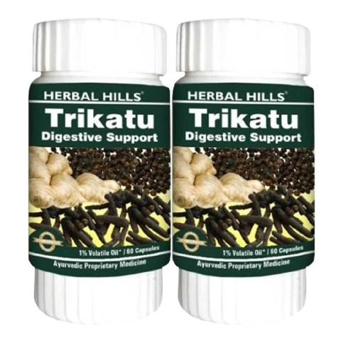 Herbal Hills Trikatu, 60 capsules - Pack of 2 Herbal Hills Trikatu, 60 capsules - Pack of 2