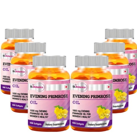 St.Botanica Evening Primrose Oil - Pack of 6, 60 softgels St.Botanica Evening Primrose Oil - Pack of 6, 60 softgels