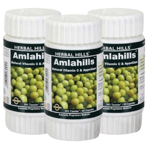 Herbal Hills Amlahills, 60 capsules - Pack of 3 Herbal Hills Amlahills, 60 capsules - Pack of 3